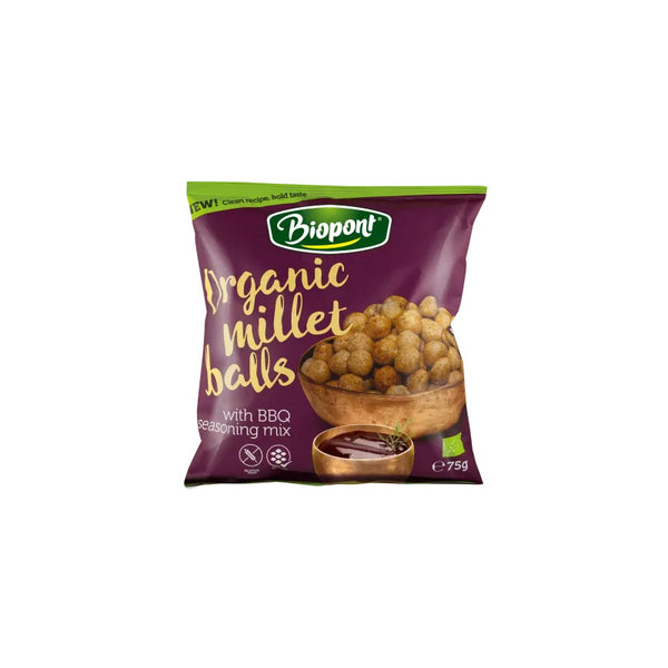 BIOP Millet Balls BBQ 75g - Live Well