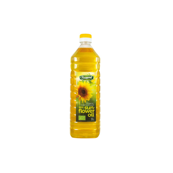 BIOP Cold Pressed Organic Sunflower Oil 1L - Live Well