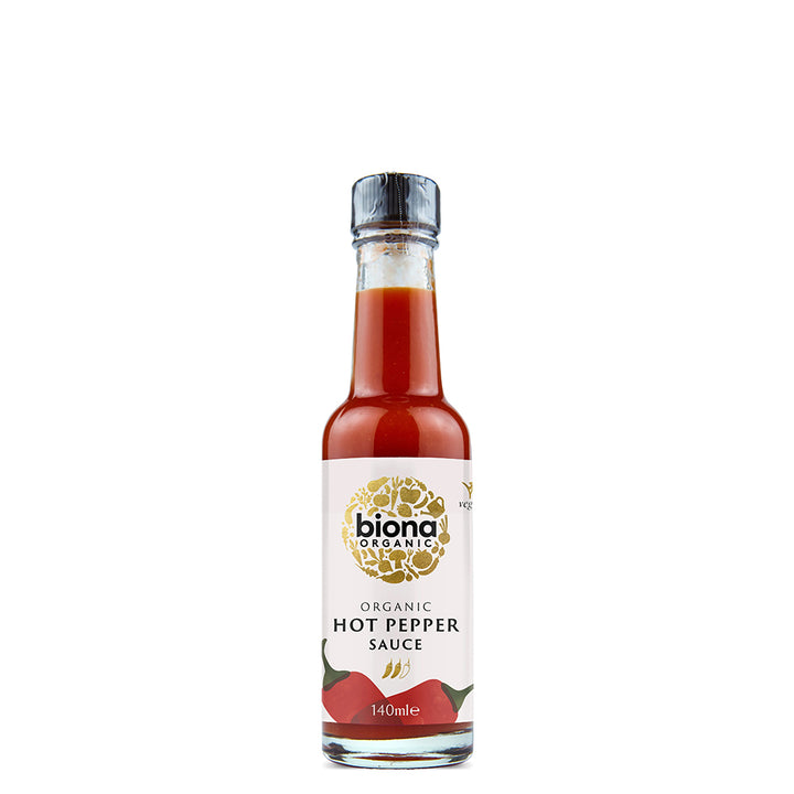 BN Organic Hot Pepper Sauce 140g - Live Well