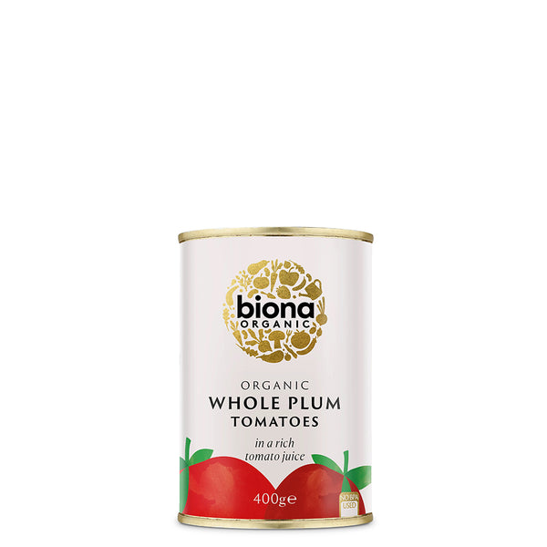 BN Whole Plum Peeled Tomatoes 400g - Live Well