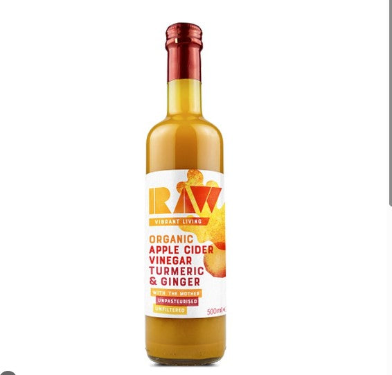 BN Apple Cider Vinegar Infusion - Turmeric Ginger Condiment 500ml - Live Well