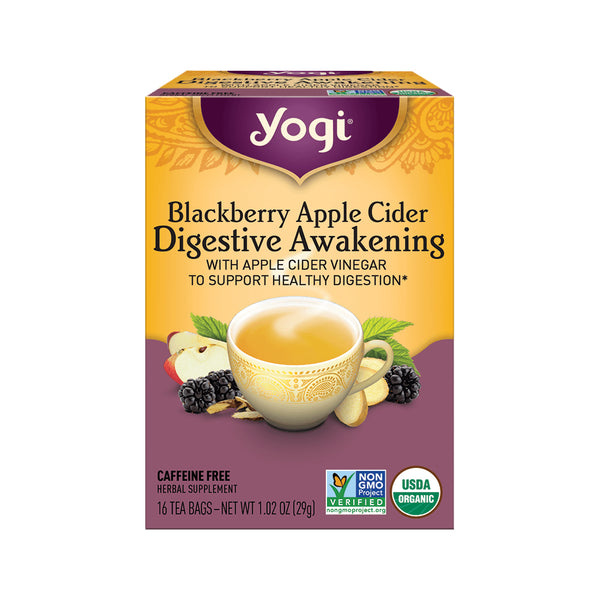 YT Blackberry Apple Cider Digestive Awakening Tea 16tb - Live Well