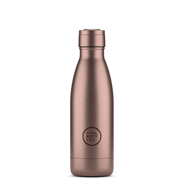 CB Insulated Bottle - Metallic Rose 350ml - Live Well