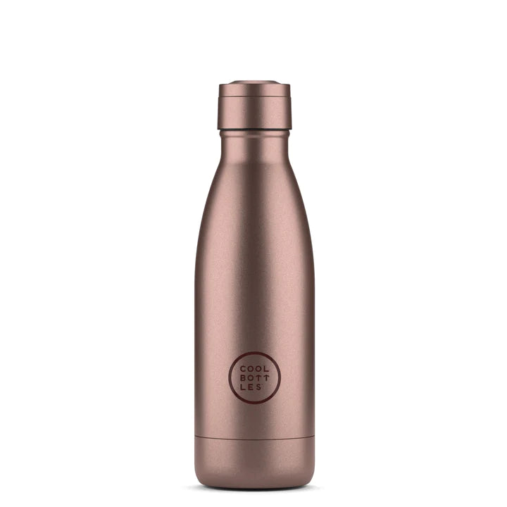 CB Insulated Bottle - Metallic Rose 350ml - Live Well