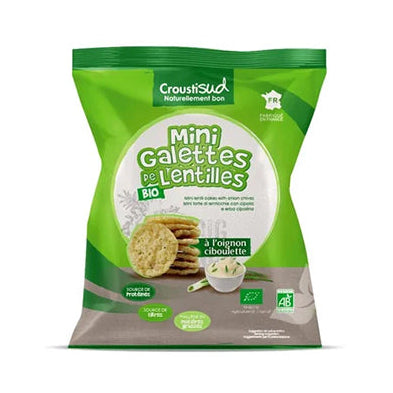 CS Mini Lentil Cakes - Onion Chives 50g - Live Well