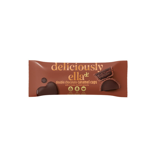 DE Double Chocolate Caramel Cups 36g - Live Well