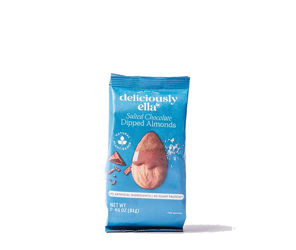 DE Salted Chocolate Dipped Almonds 81g - Live Well