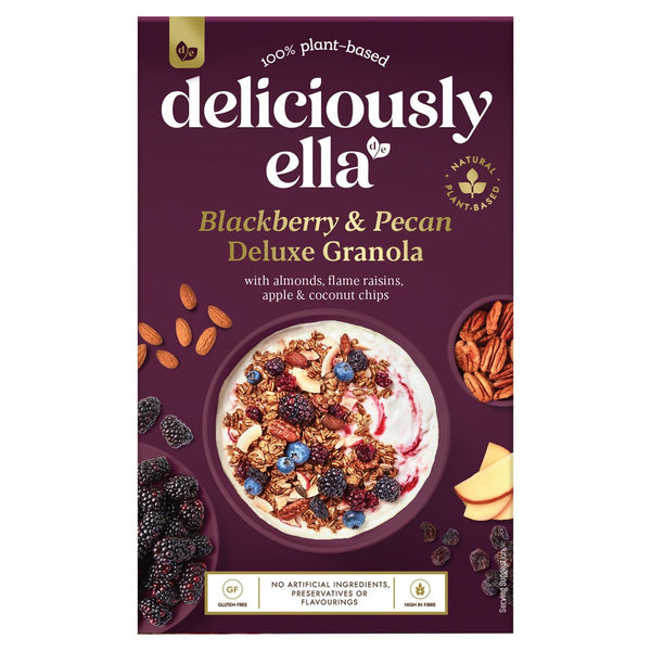 DE Blackbry & Pecan Deluxe Granola 380g - Live Well