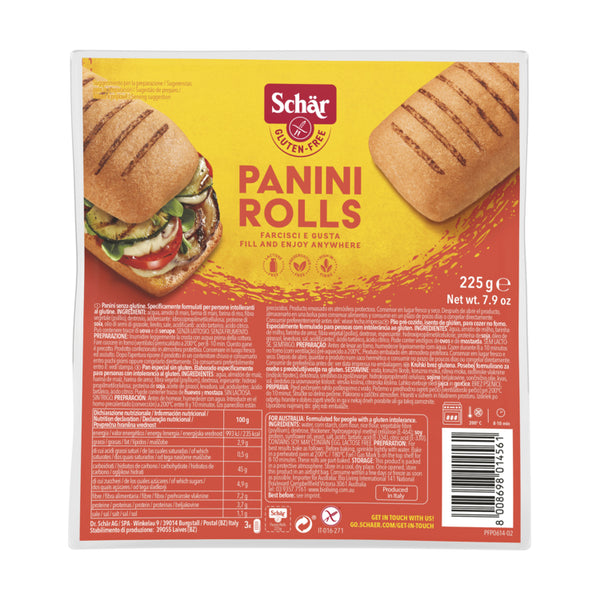 DSC Gluten Free Panini Rolls 225g - Live Well