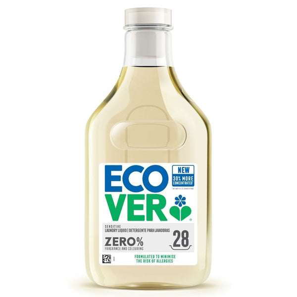 ECOVER Zero-Laundry Liquid Sensitive 28 washes 1L - Live Well