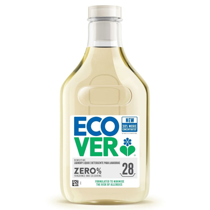 ECOVER Zero-Laundry Liquid Sensitive 28 washes 1L - Live Well