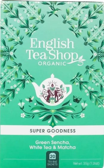 ETS Green Sencha White Tea & Matcha Tea 20tb