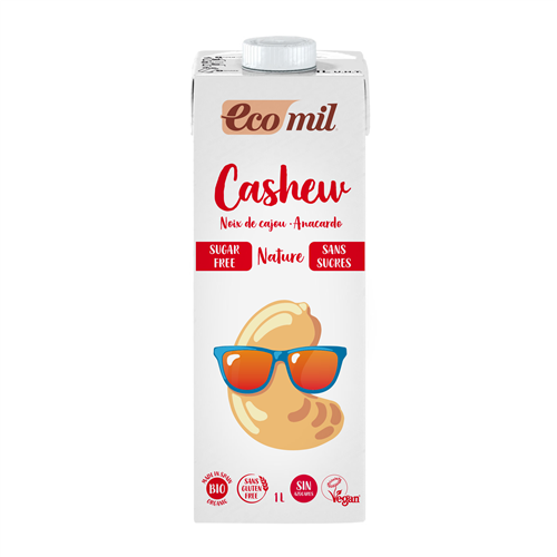 Ecomil Cashew Drink Sugar-Free Bio 1 L - Live Well