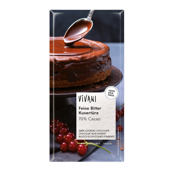 Vivani Vegan Dark Cooking Chocolate 200g - Live Well