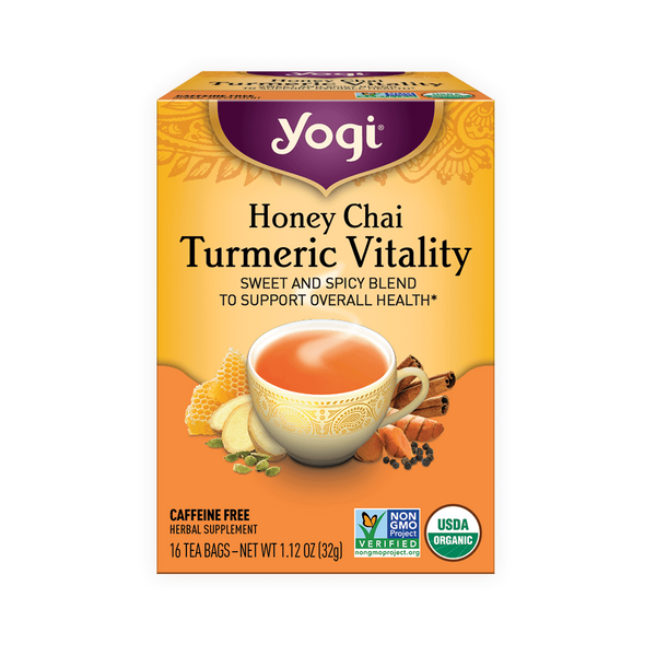 YT Honey Chai Turmeric Vitality (16 Teabags) - Live Well