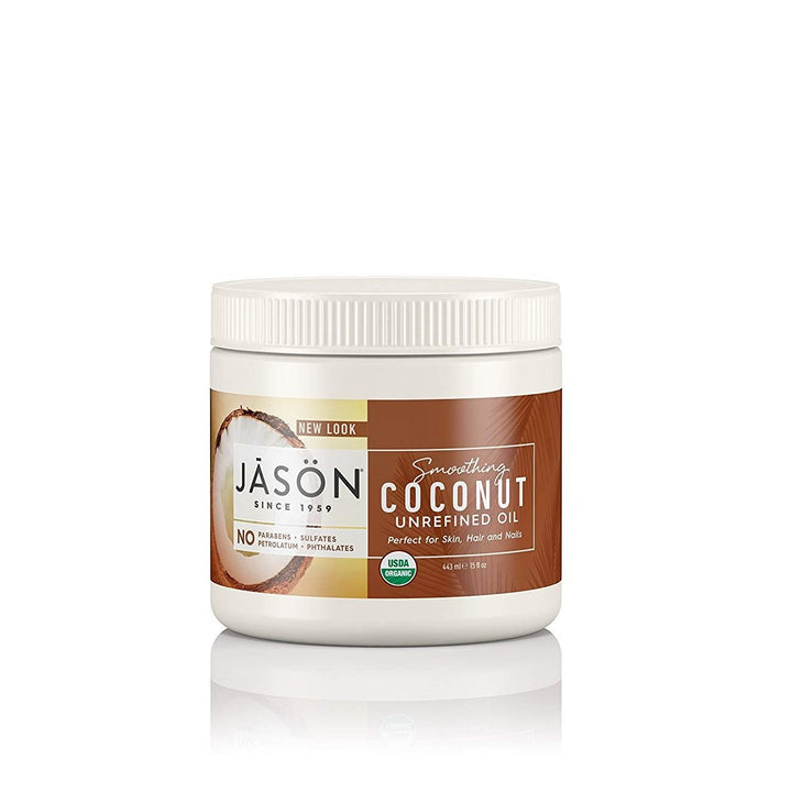 JS Smoothing Coconut Unrefined Oil 443ml - Live Well