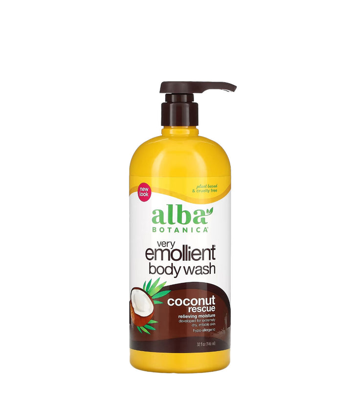 JS Alba Bodywash Coconut Rescue 946ml - Live Well