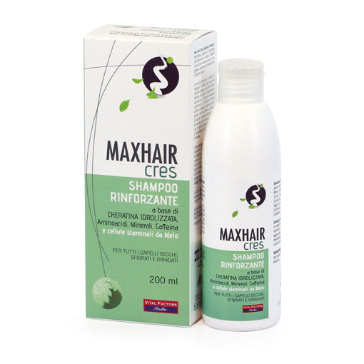 MaxHair Cres Strenghtening Shampoo 200ml - Live Well