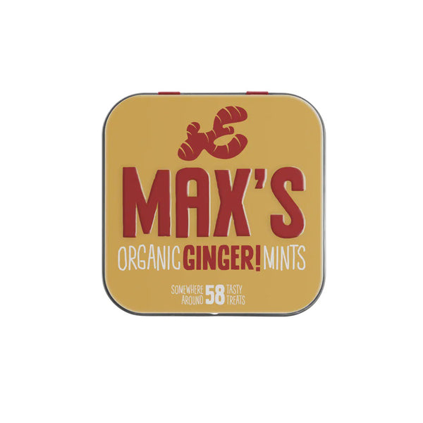 MAX Organic Ginger Mints 35g - Live Well