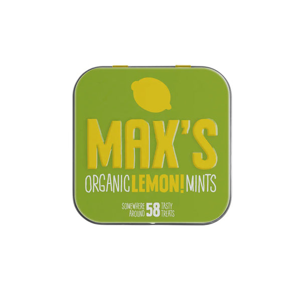 MAX Organic Lemon Mints 35g - Live Well