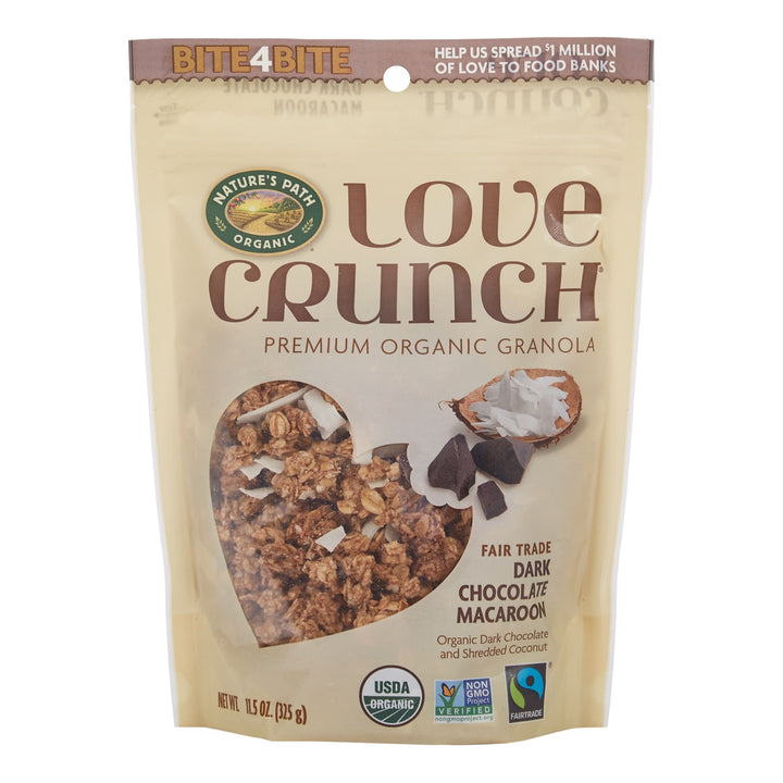 NP Love Crunch - Dark Chocolate Macaroon 325g - Live Well