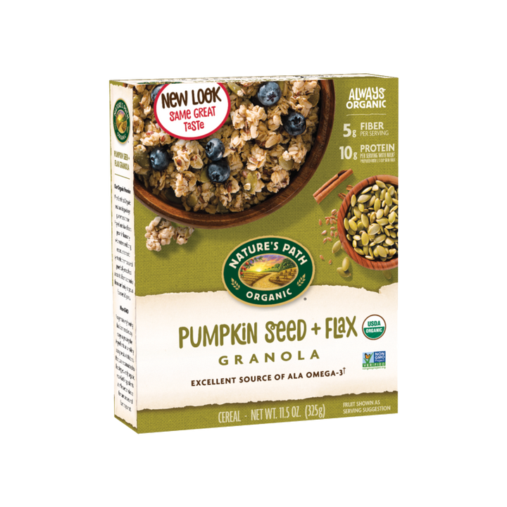 NP Flax Plus - Pumpkin Flax Granola 325g - Live Well