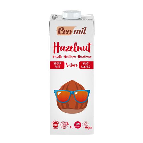 EcoMil Hazelnut Sugar Free 1L - Live Well