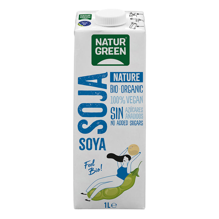 NaturGreen Soya Drink - No Added Sugar 1L - Live Well