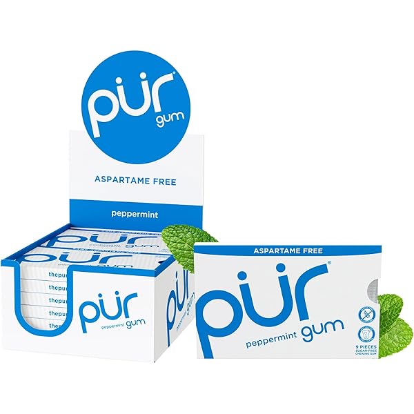 PUR Peppermint Gum Blister