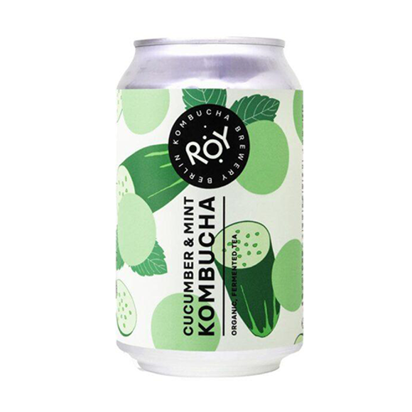 RK Cucumber &  Mint  Kombucha 330ml