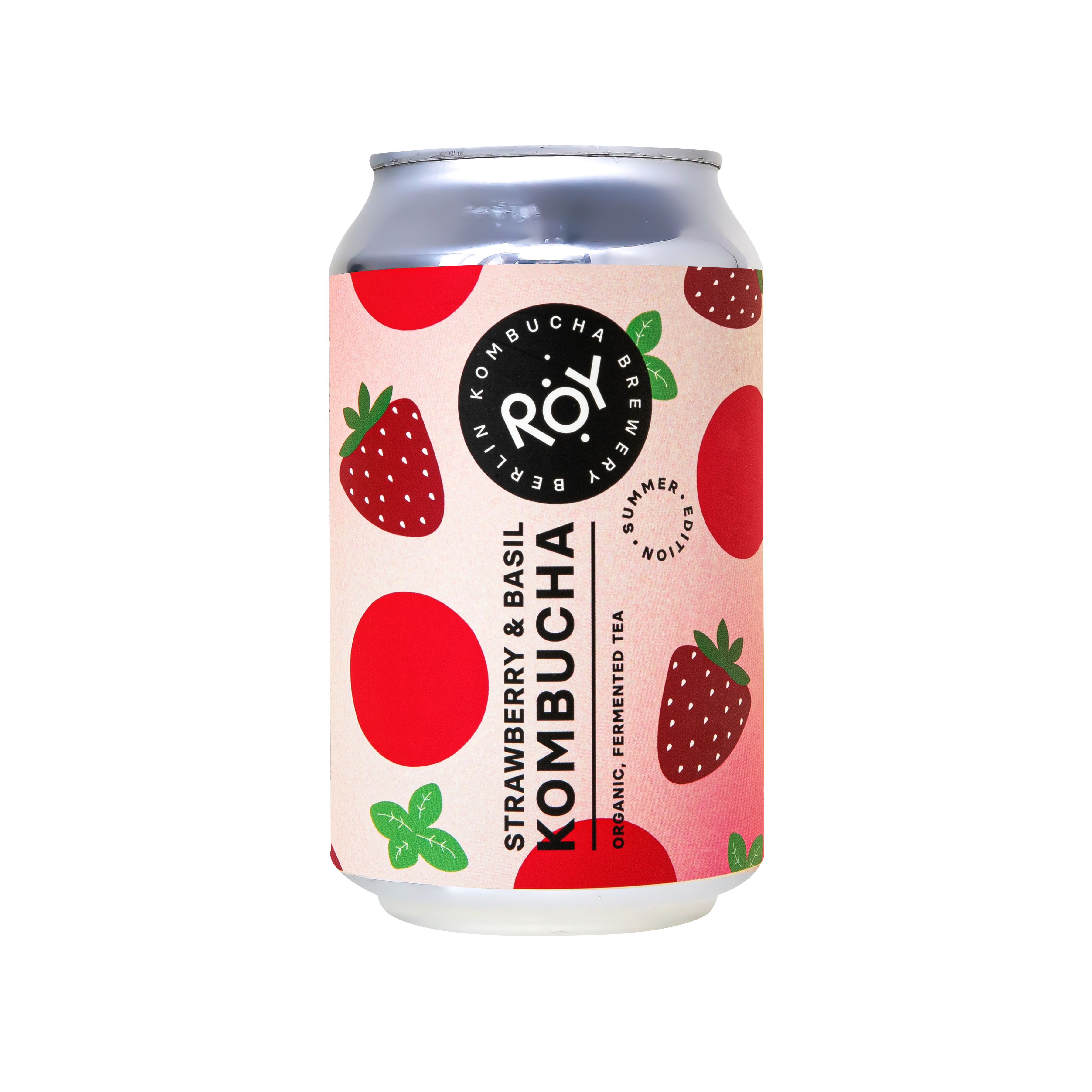Basil Rk RK Strawberry & Basil Kombucha 330ml