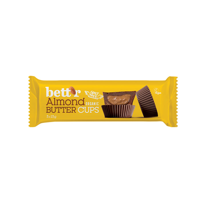 SO Bettr Almond Butter Cups 39g - Live Well