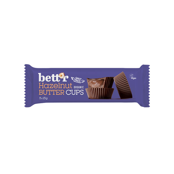 SO Bettr Hazelnut Butter Cups 39g - Live Well