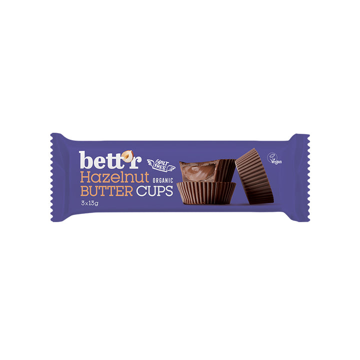 SO Bettr Hazelnut Butter Cups 39g - Live Well