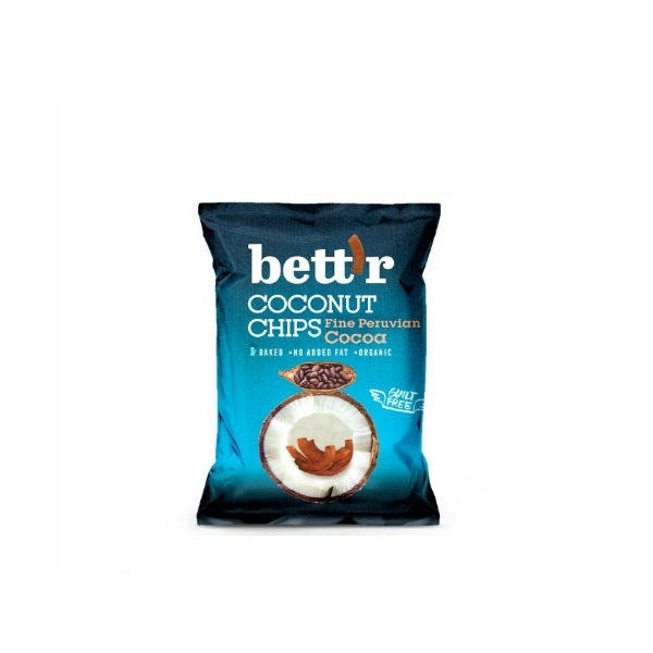 Bettr Coconut chips with Cocoa 40g - Live Well