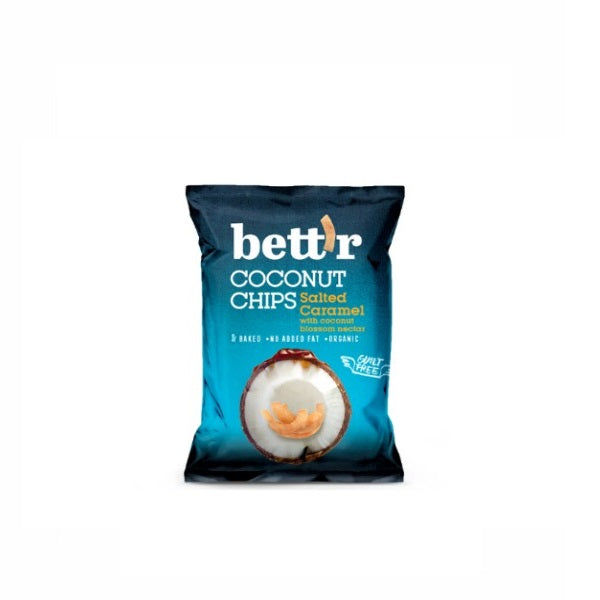 Bettr Coconut Chips with Salted Caramel 40g - Live Well