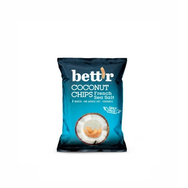 Bettr Coconut Chips with French Sea Salt 40g - Live Well