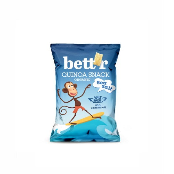 Bettr Quinoa Snack Sea Salt 50g - Live Well