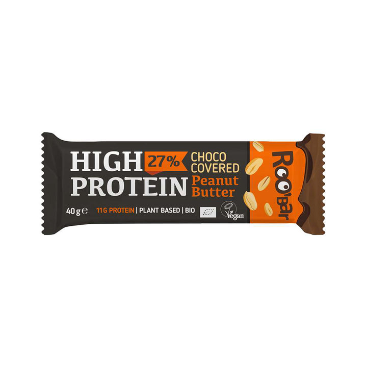 SO Roobar Peanut Butter Protein Chocolate Bar 40g - Live Well