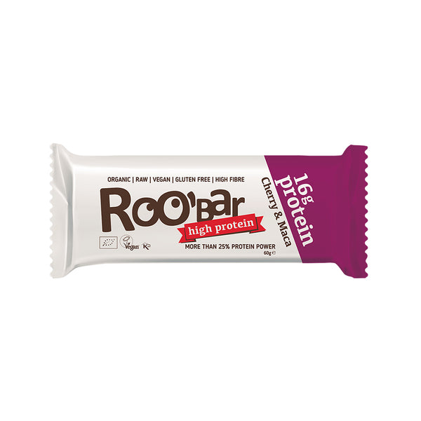 Roobar Protein Cherry Maca 60g - Live Well