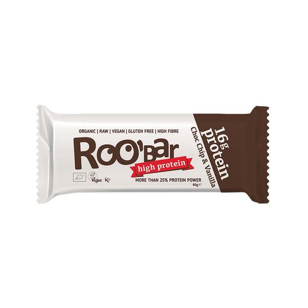 Roobar Protein Choco Chip and Vanilla 60g - Live Well