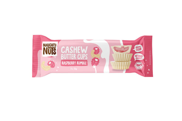 SO Naughtynuts Raspbry& Cashw Butr Cups 39g - Live Well