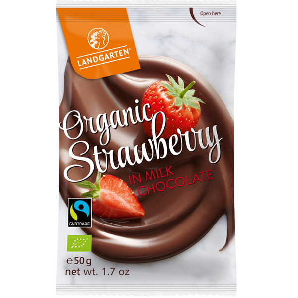 LG FT Strawberry in Milk Chocolate 50g - Live Well