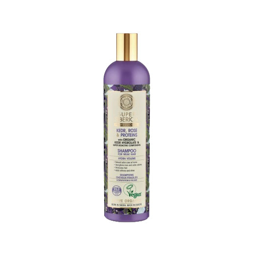 SIB Kedr, Rose & Protein Shampoo for Weak Hair 400ml - Live Well