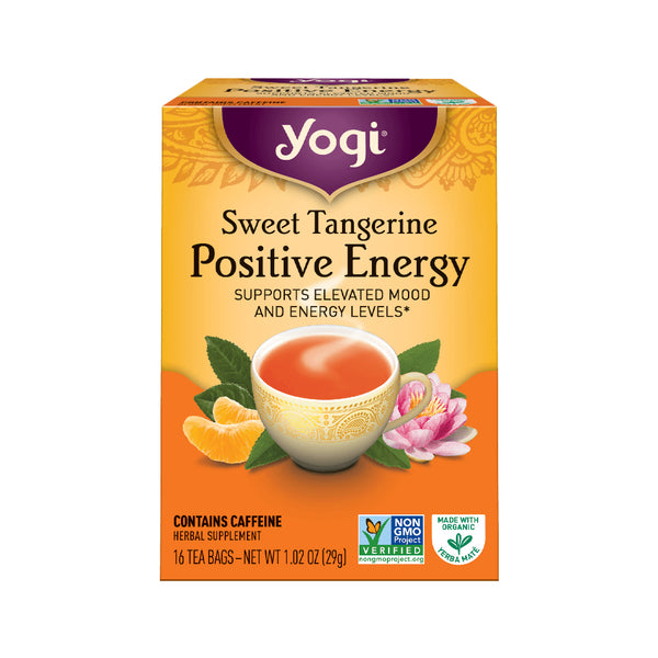 YT Sweet Tangerine Positive Energy Tea 16tb - Live Well