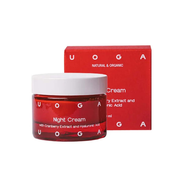 UAB Night Face Cream w Hyalyronic Acid 40ml - Live Well