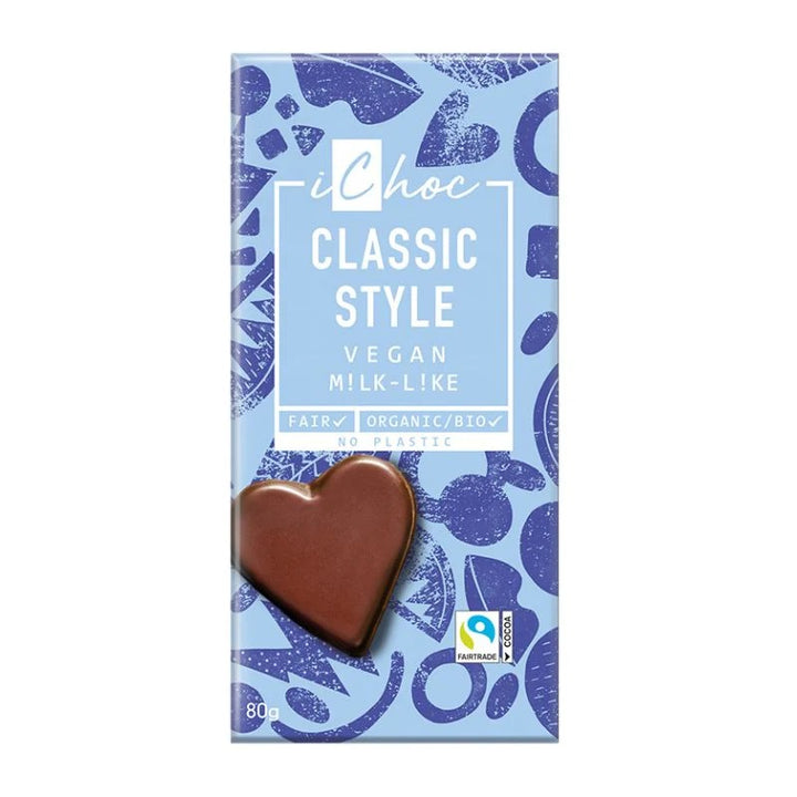 Vivani Ichoc Classic Style Chocolate Vegan 80g - Live Well