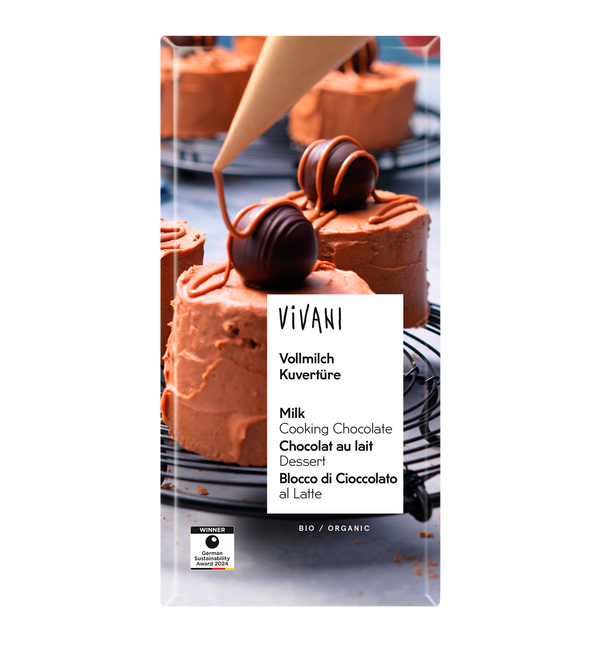 Vivani Milk Cooking Chocolate 150g
