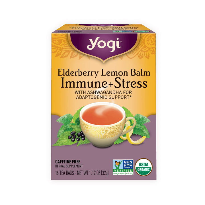 YT Elderberry Lemon Balm Immune+Stress 16tb - Live Well