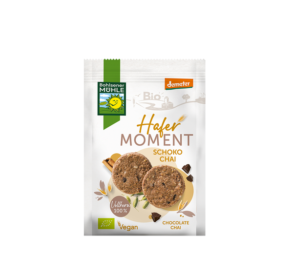 Oat Biscuits w Choco & Chai Spices 125g - Live Well